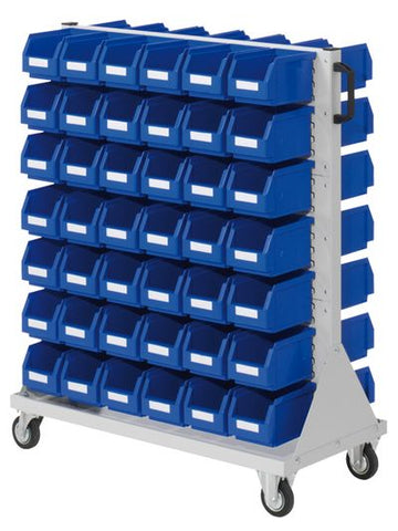 RasterMobil® Trolley gr.3, afm. 1000x500x1230 mm , 84 voorraadbakken
