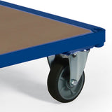 Platformwagen Basic,  met 1 of 2 duwbeugels, met bordlijst,  draagvermogen 250 kg