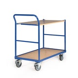 Tafelwagen  BASIC F250 met 2 laadvlakken, schuine duwbeugel