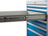 Bedrunka+Hirth schuifladenkast 700/0900V10A - 705x736x1019 B/D/H  9-schuifladen