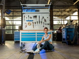 Mobiele werkbank 04.12.19VAK - afm. 1250x750x935 mm BxDxH  COMBI