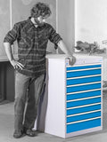 Bedrunka+Hirth schuifladenkast 700/0900V10A - 705x736x1019 B/D/H  9-schuifladen