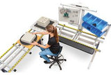 Bedrunka+Hirth  WorkLine werkplek met hoogteverstelling , afm. 1500x750x735-1100 met multi-wand opbouw.