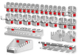RasterPlan ABAX® gereedschaphouder, assortiment 28-delig