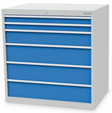 Bedrunka+Hirth schuifladenkast 100/0213V10A - 1005x736x1019 B/D/H  6-schuifladen