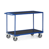 Tafelwagen F300 met 2 laadvlakken, horizontale duwbeugel, laadvermogen 300 kg