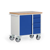 Verrijdbare werkbank, afmeting: B 950 x D 560 x H 935 mm, type 17-2000