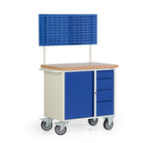 Verrijdbare werkbank met opbouw, type 17-2028