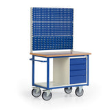 Verrijdbare werkbank met Multiwand opbouw, type 17-2044