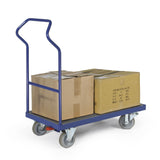 Ergotruck-platformwagens met 1 duwbeugel