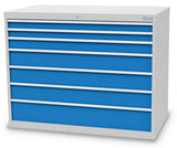 Bedrunka+Hirth schuifladenkast 1300/2131V18 - 1305x736x1019 B/D/H  7-schuifladen