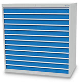 Bedrunka+Hirth schuifladenkast 1313/0120V18 - 1305x736x1319 B/D/H/  12-schuifladen