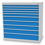 Bedrunka+Hirth schuifladenkast 1313/4141V18 - 1305x736x1319 B/D/H  10-schuifladen