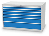 Bedrunka+Hirth schuifladenkast 1380/2211V18 - 1305x736x819 B/D/H  6-schuifladen