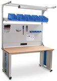 Bedrunka+Hirth Powerline-4 werkplek -  frame breedte: 1500 en 2000 mm