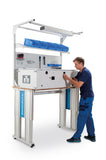 Bedrunka+Hirth Powerline-4 werkplek -  frame breedte: 1500 en 2000 mm