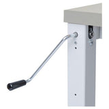 ESD-werkpleksysteem Workergo C-frame, hoogte verstelbaar 1500x750x700/1045 mm
