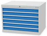 Bedrunka+Hirth schuifladenkast 170/0600V10 - 1005x736x719 B/D/H  6-schuifladen