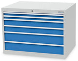 Bedrunka+Hirth schuifladenkast 170/2220V10 - 1005x736x719 B/D/H  6-schuifladen