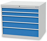 Bedrunka+Hirth schuifladenkast 180/0221V10 - 1005x736x819 B/D/H  5-schuifladen