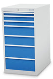 Bedrunka+Hirth schuifladenkast 500/1222V10 - 555x736x1019 B/D/H  7-schuifladen