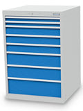 Bedrunka+Hirth schuifladenkast 700/2321V10A - 705x736x1019 B/D/H  8-schuifladen