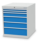 Bedrunka+Hirth schuifladenkast 780/2121V10 - 705X736X819 B/D/H  6-schuifladen