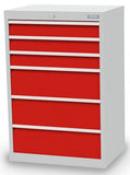 Bedrunka+Hirth schuifladenkast - 680x500x1019 B/D/H  6-schuifladen
