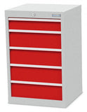 Bedrunka+Hirth schuifladenkast - 530x500x819 B/D/H  5-schuifladen