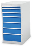 Bedrunka+Hirth schuifladenkast 500/1231V10A - 555x736x1019 B/D/H  7-schuifladen