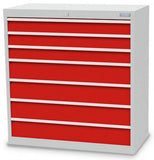 Bedrunka+Hirth schuifladenkast - 980x500x1019 B/D/H  7-schuifladen