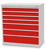 Bedrunka+Hirth schuifladenkast - 980x500x1019 B/D/H  7-schuifladen