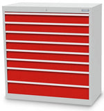 Bedrunka+Hirth schuifladenkast - 980x500x1019 B/D/H  8-schuifladen