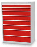 Bedrunka+Hirth schuifladenkast - 980x500x1319 B/D/H 8-schuifladen