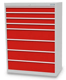 Bedrunka+Hirth schuifladenkast - 980x500x1319 B/D/H 8-schuifladen