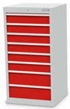 Bedrunka+Hirth schuifladenkast - 530x500x1019 B/D/H  8-schuifladen