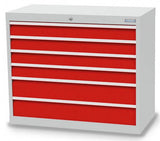 Bedrunka+Hirth schuifladenkast - 980x500x819 B/D/H  6-schuifladen