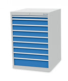 Bedrunka+Hirth schuifladenkast 700/2223V10A - 705x736x1019 B/D/H  9-schuifladen