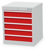Bedrunka+Hirth schuifladenkast - 530x500x619 B/D/H  5-schuifladen