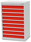 Bedrunka+Hirth schuifladenkast 60.900A - 680x500x1019 B/D/H  9-schuifladen