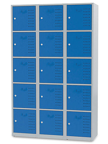 Vakkenkast 15 vakken, afmeting 1200x400/500x1900 mm