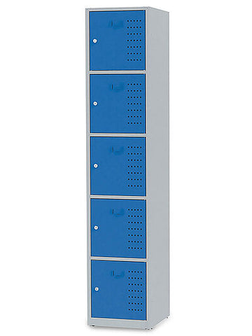 Vakkenkast 5 vakken, afmeting 400x400/500x1900 mm