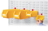 RasterPlan® - magazijnbakken - Grootte 6 - 230 x 140 x 130 mm - met ophangstrip voor sleufplaten