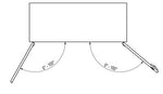 Kledingkast , 2 breedtematen afmeting 800/1000x600x1900 mm BxDxH