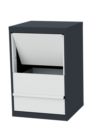 Multifunctionele C-line onderbouwkast met afvalbak