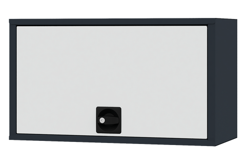 Hangkast met 90° klapdeur en gasdrukveer, afm. 600/700/900x310x400