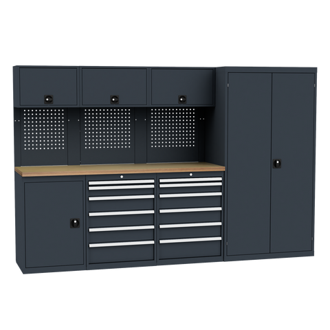 Simplaflex® modulair werkplaatssysteem type 001