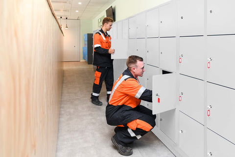 Vakkenkast 5 vakken, afmeting 410x450x1900 mm