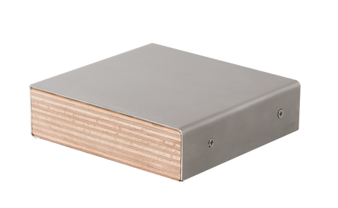 Werkblad, beuken multiplex met gegalvaniseerde stalen afdekplaat