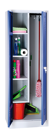Was-Schoonmaakkast , 2 breedtematen afmeting 600/800x500x1800 mm BxDxH